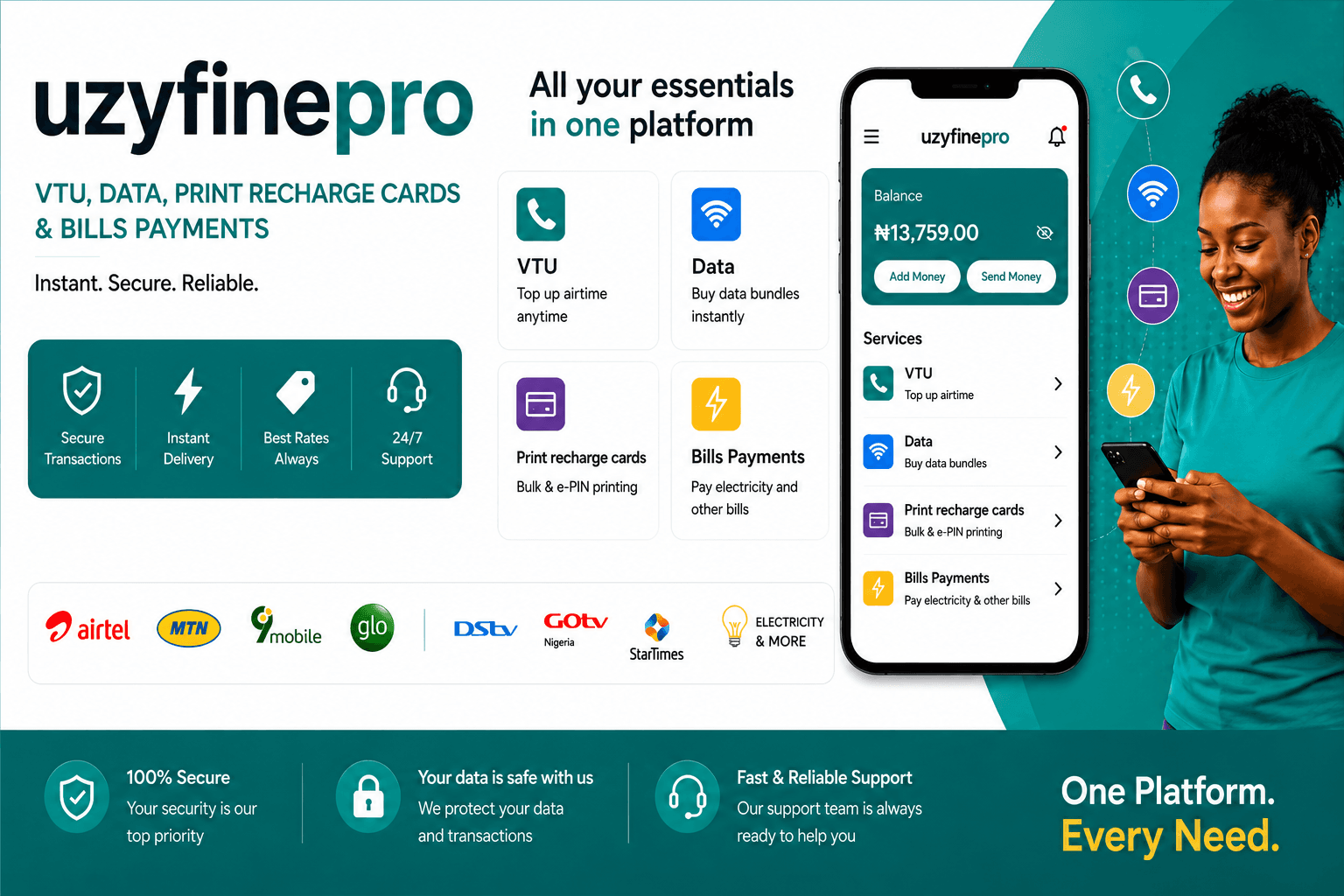 Everything You Need.
One Platform.